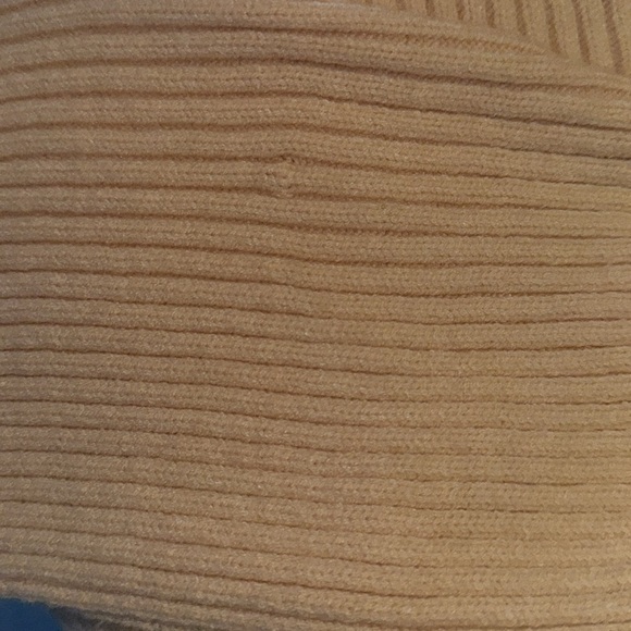 Pink Lily ribbed cream cropped crewneck women’s sweater Sz M - Picture 7 of 7